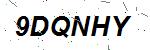 CAPTCHA verification image containing distorted text characters