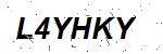 CAPTCHA verification image containing distorted text characters