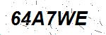 CAPTCHA verification image containing distorted text characters