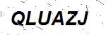 CAPTCHA verification image containing distorted text characters