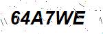 CAPTCHA verification image containing distorted text characters