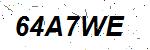 CAPTCHA verification image containing distorted text characters