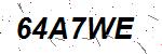 CAPTCHA verification image containing distorted text characters