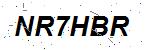 CAPTCHA verification image containing distorted text characters