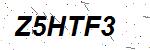 CAPTCHA verification image containing distorted text characters