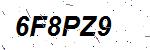 CAPTCHA verification image containing distorted text characters