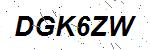 CAPTCHA verification image containing distorted text characters