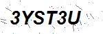 CAPTCHA verification image containing distorted text characters