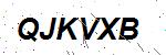 CAPTCHA verification image containing distorted text characters