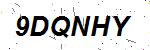 CAPTCHA verification image containing distorted text characters