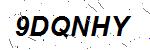 CAPTCHA verification image containing distorted text characters