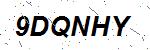 CAPTCHA verification image containing distorted text characters