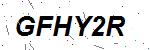 CAPTCHA verification image containing distorted text characters