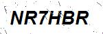 CAPTCHA verification image containing distorted text characters