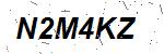 CAPTCHA verification image containing distorted text characters