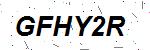 CAPTCHA verification image containing distorted text characters