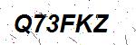 CAPTCHA verification image containing distorted text characters