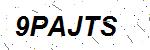 CAPTCHA verification image containing distorted text characters