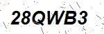 CAPTCHA verification image containing distorted text characters