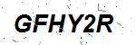 CAPTCHA verification image containing distorted text characters