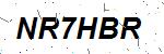 CAPTCHA verification image containing distorted text characters