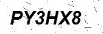 CAPTCHA verification image containing distorted text characters