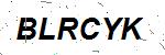 CAPTCHA verification image containing distorted text characters