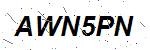 CAPTCHA verification image containing distorted text characters