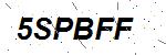 CAPTCHA verification image containing distorted text characters