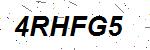 CAPTCHA verification image containing distorted text characters