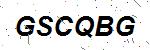 CAPTCHA verification image containing distorted text characters