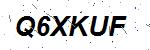 CAPTCHA verification image containing distorted text characters