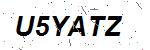 CAPTCHA verification image containing distorted text characters