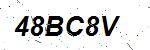 CAPTCHA verification image containing distorted text characters