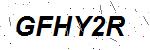 CAPTCHA verification image containing distorted text characters