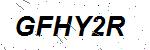 CAPTCHA verification image containing distorted text characters