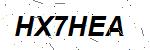 CAPTCHA verification image containing distorted text characters