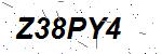 CAPTCHA verification image containing distorted text characters