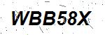 CAPTCHA verification image containing distorted text characters