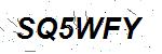 CAPTCHA verification image containing distorted text characters
