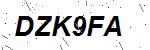 CAPTCHA verification image containing distorted text characters