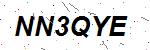CAPTCHA verification image containing distorted text characters