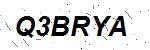 CAPTCHA verification image containing distorted text characters