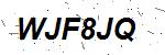 CAPTCHA verification image containing distorted text characters