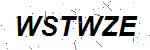 CAPTCHA verification image containing distorted text characters