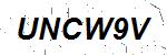 CAPTCHA verification image containing distorted text characters
