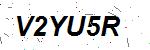 CAPTCHA verification image containing distorted text characters