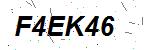 CAPTCHA verification image containing distorted text characters