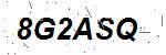 CAPTCHA verification image containing distorted text characters