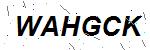 CAPTCHA verification image containing distorted text characters
